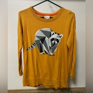 Stylus - Mustard Raccoon sweater - Medium